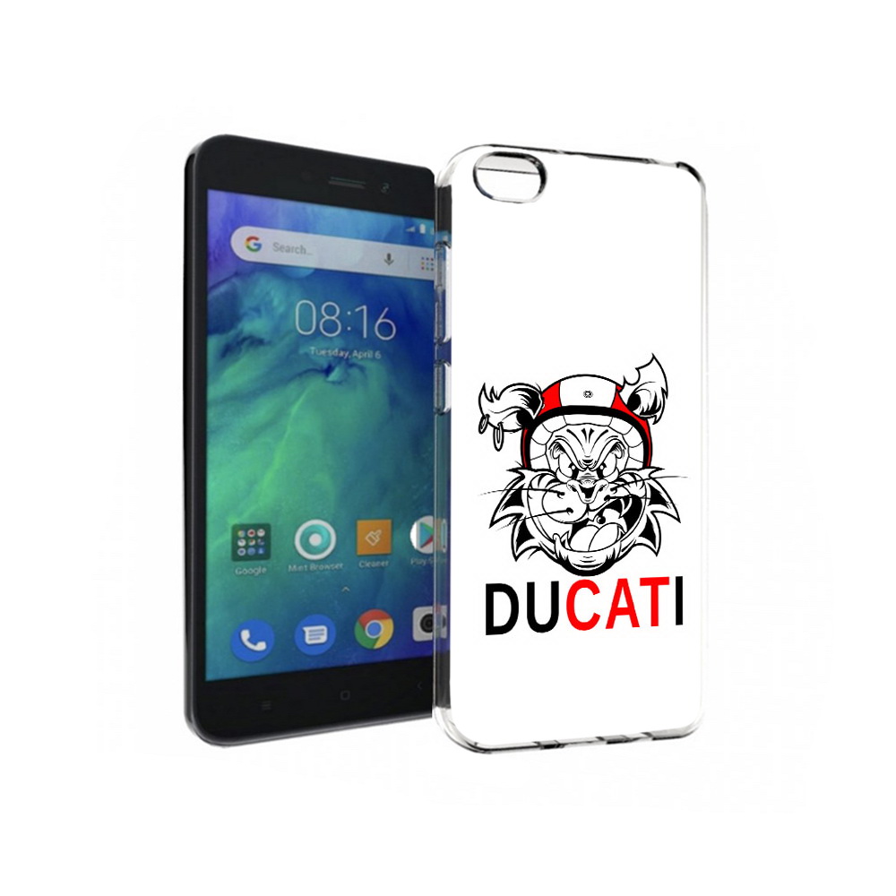 

Чехол MyPads Tocco для Xiaomi Redmi Go дукати, Прозрачный, Tocco