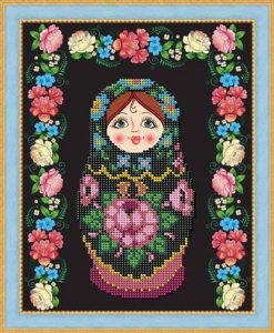 

Вышивка бисером GALLA COLLECTION Жостово 19х24 см, арт.Л308