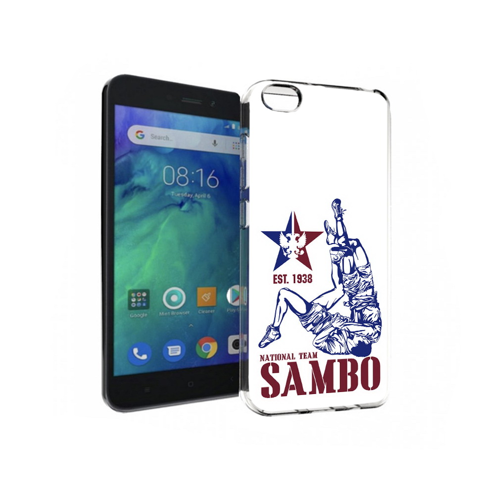 

Чехол MyPads Tocco для Xiaomi Redmi Go единоборства самбо, Прозрачный, Tocco