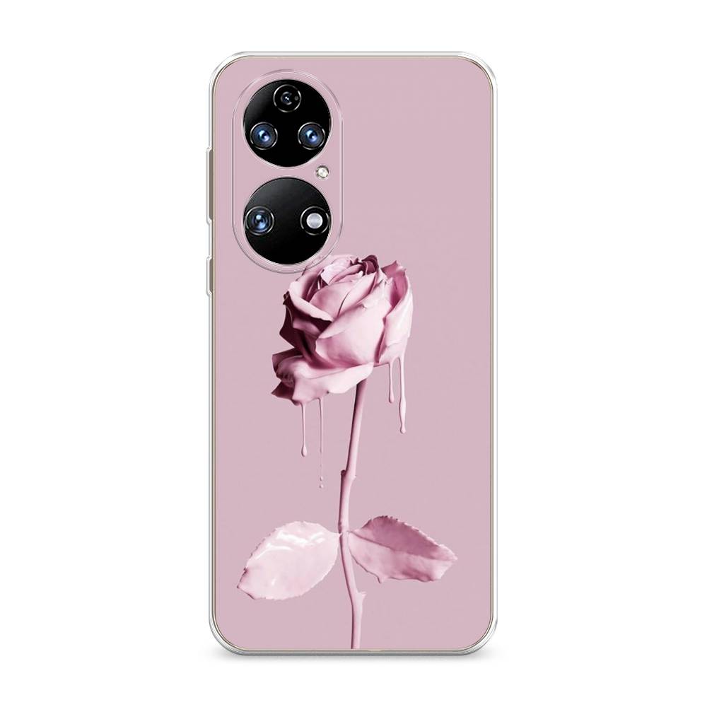 фото Чехол awog "роза в краске" для huawei p50