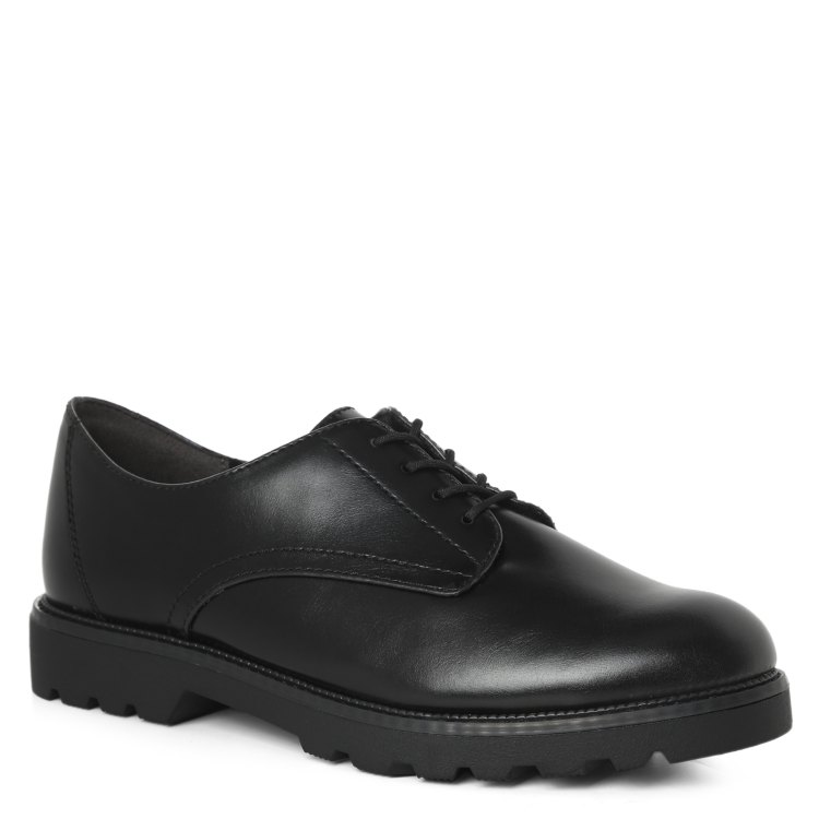 

Полуботинки женские Tamaris 1-1-23605-29 черные 37 EU, 1-1-23605-29