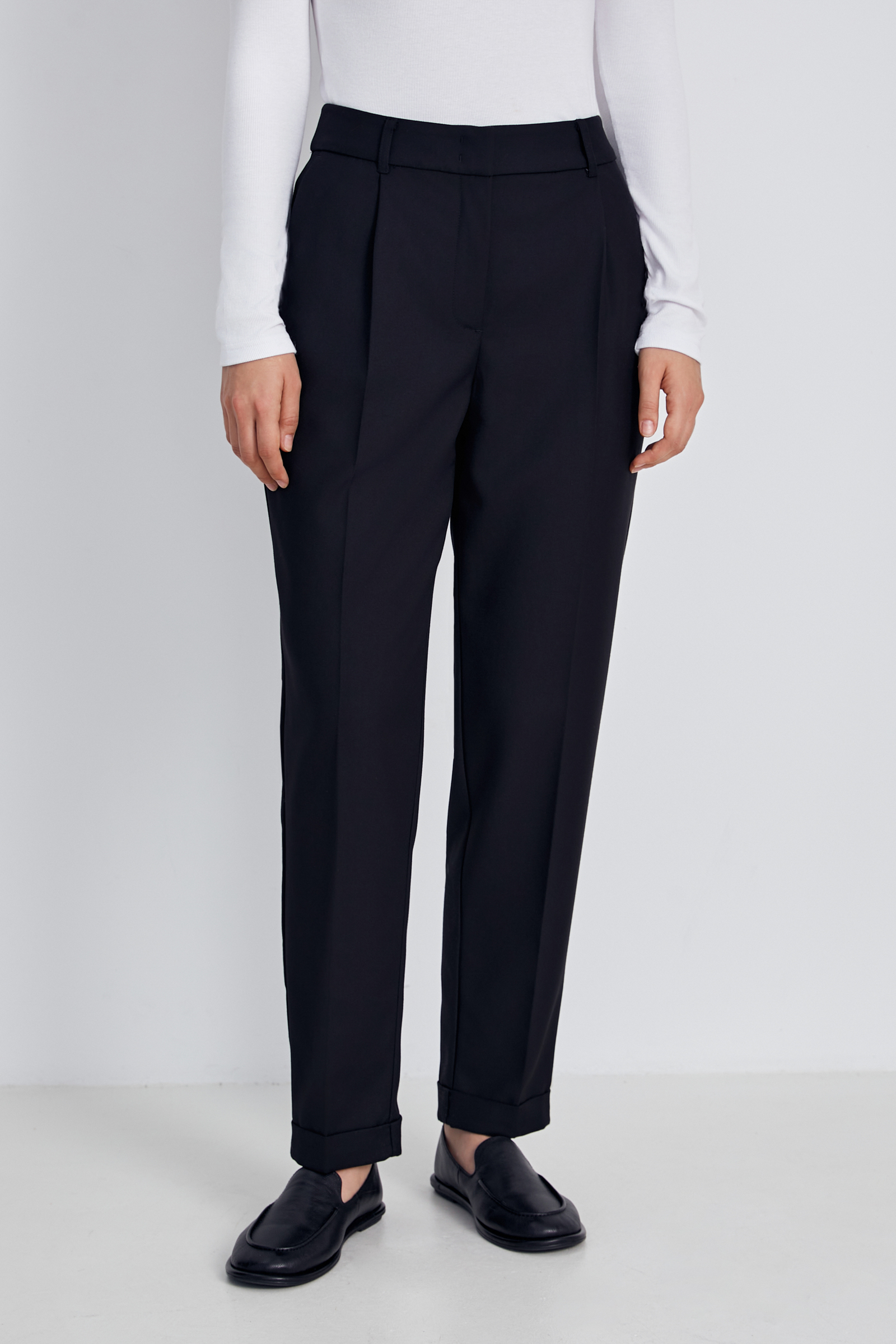 

Брюки женские Finn Flare FAE11074 черные S, Черный, FAE11074