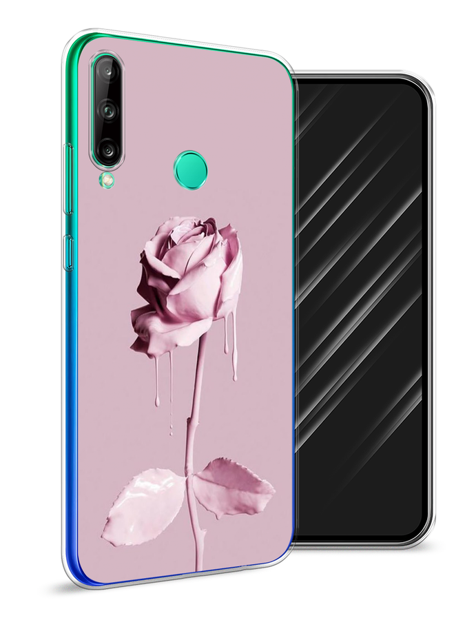 

Чехол Awog на Huawei Y7p "Роза в краске", Белый;розовый, 6103350-8