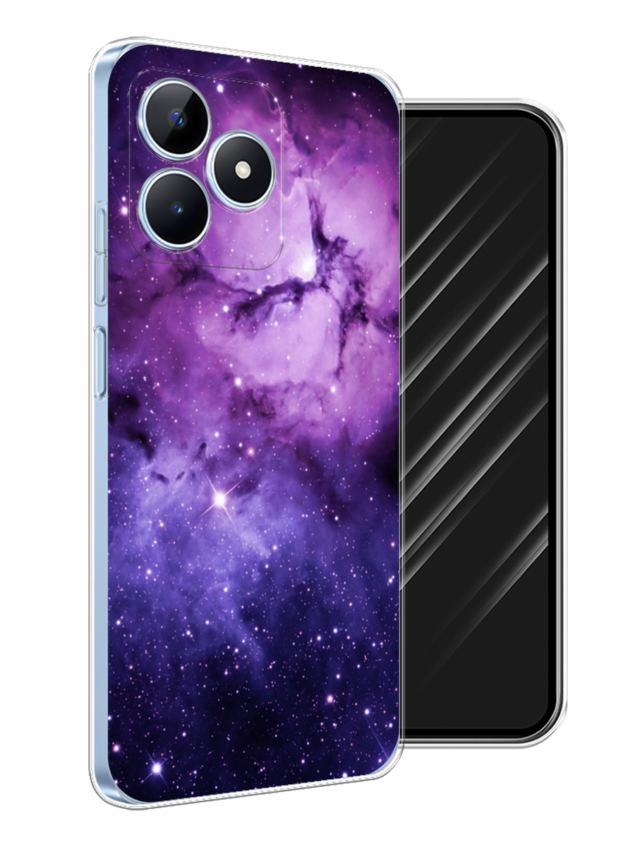

Чехол Awog на Realme C60 "Космос 18", Фиолетовый;черный;белый, 2516550-1