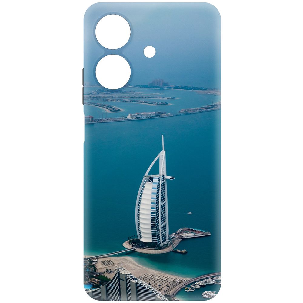 

Чехол-накладка Krutoff Soft Case ОАЭ, Бурдж-эль-Араб для Realme Note 60X черный