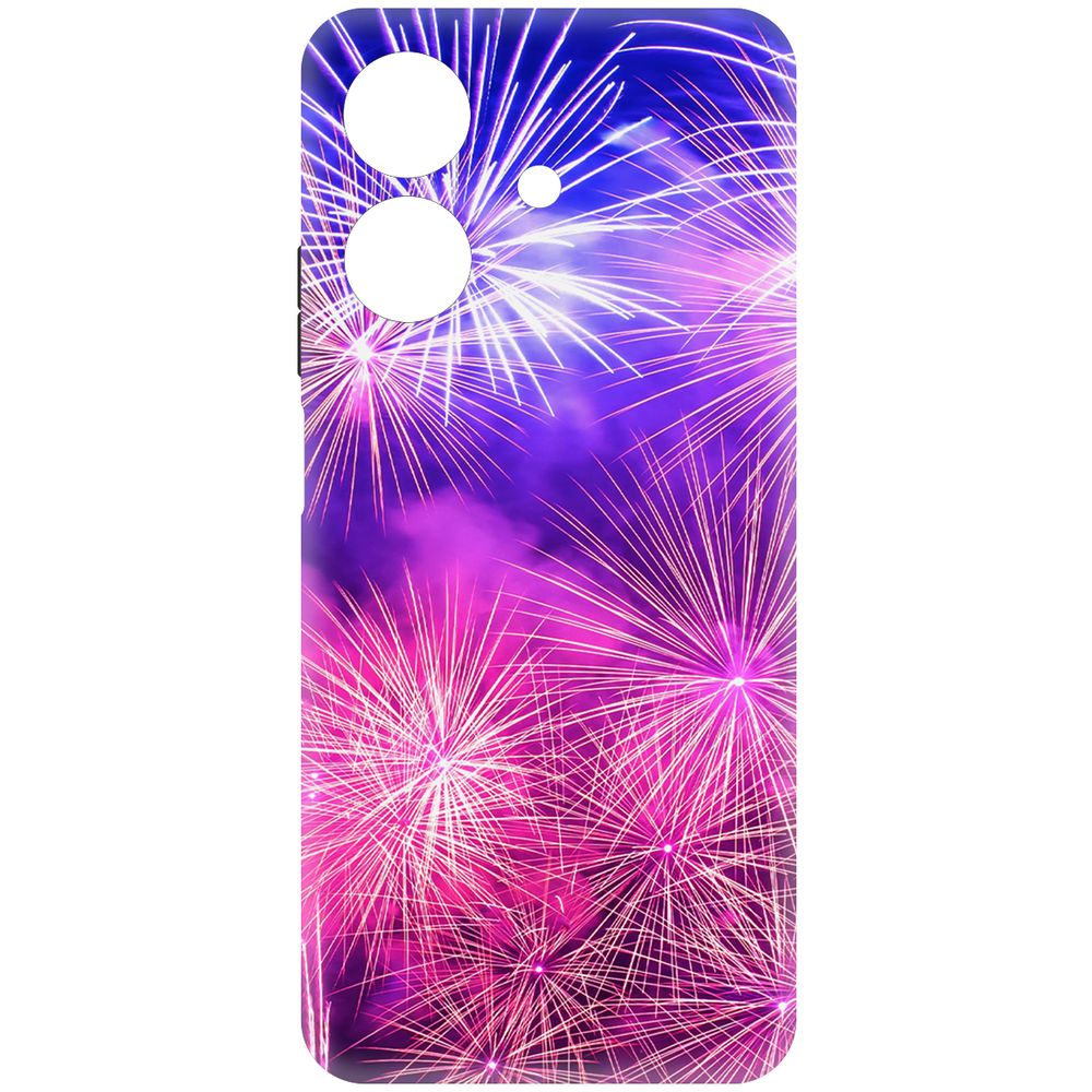 

Чехол-накладка Krutoff Soft Case Салют для Realme Note 60X черный