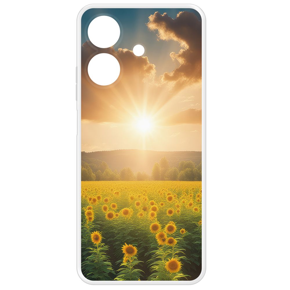 

Чехол-накладка Krutoff Clear Case Солнечно для Realme Note 60X, Прозрачный