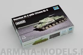 

07163 Танк Russian JS-3 with 122mm BL-9 1:72