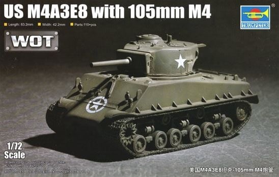 

07168P M4A3E8 with 105mm M4