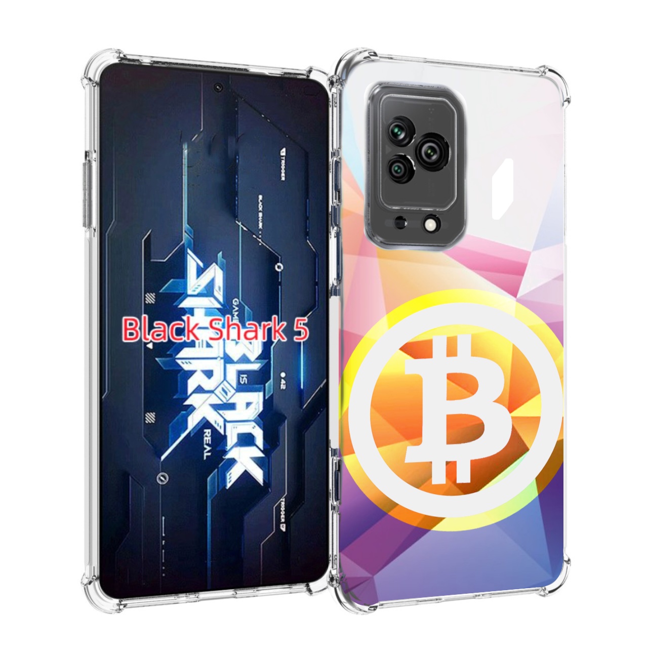 

Чехол MyPads Биткоин для Xiaomi Black Shark 5, Прозрачный, Tocco