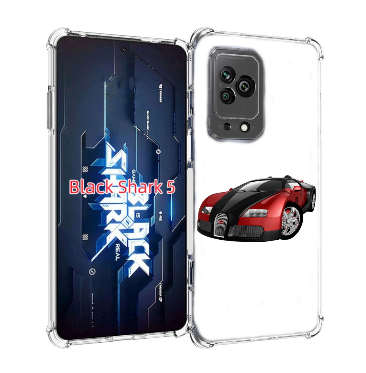 

Чехол MyPads Бука мужской для Xiaomi Black Shark 5, Прозрачный, Tocco