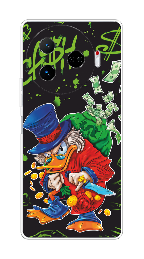 

Чехол на Tecno Camon 30 Pro 5G "Скрудж Макдак с мешком денег", Красный;синий;зеленый;черный, 305150-1