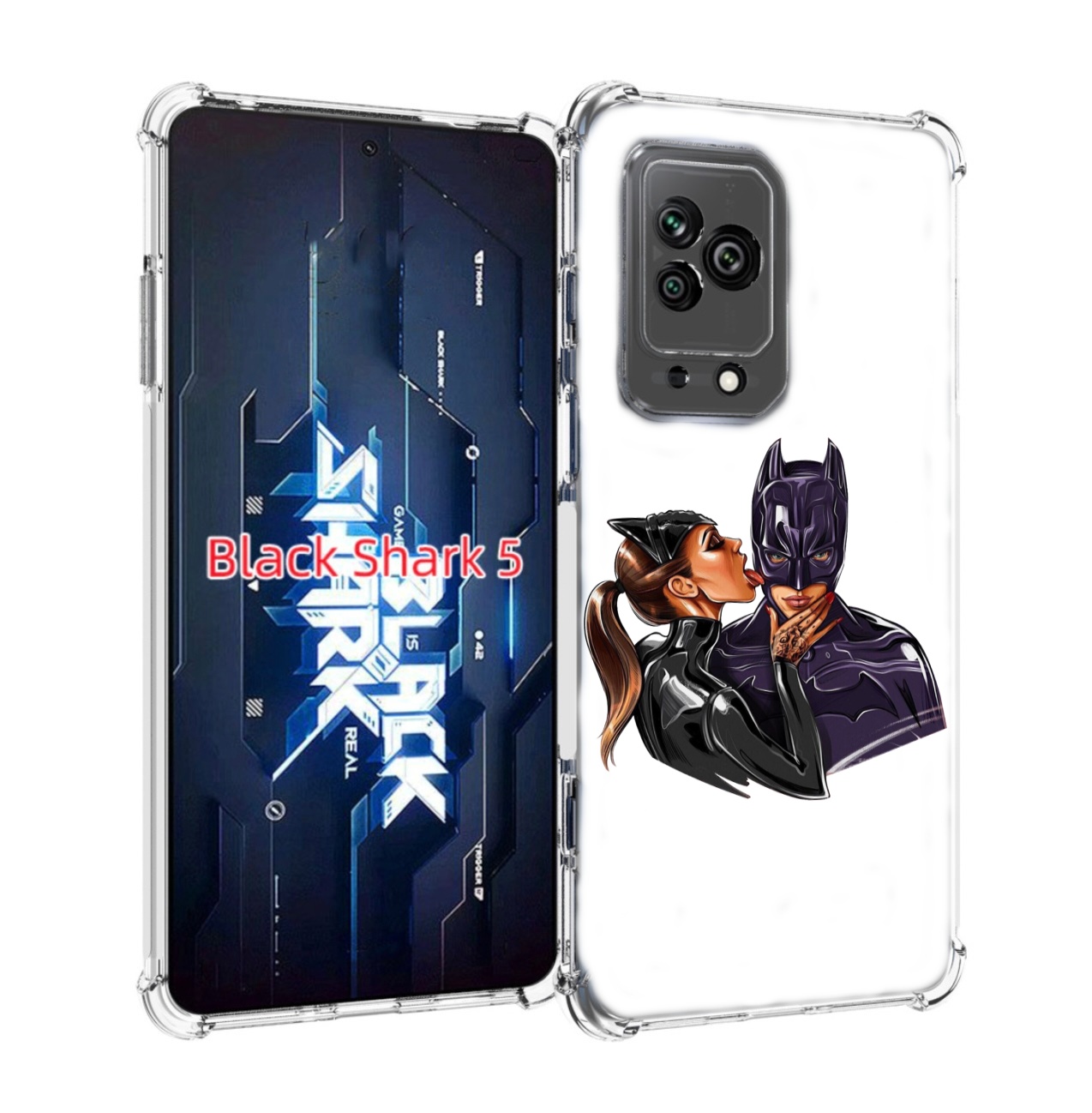 

Чехол MyPads Бэтман для Xiaomi Black Shark 5, Прозрачный, Tocco