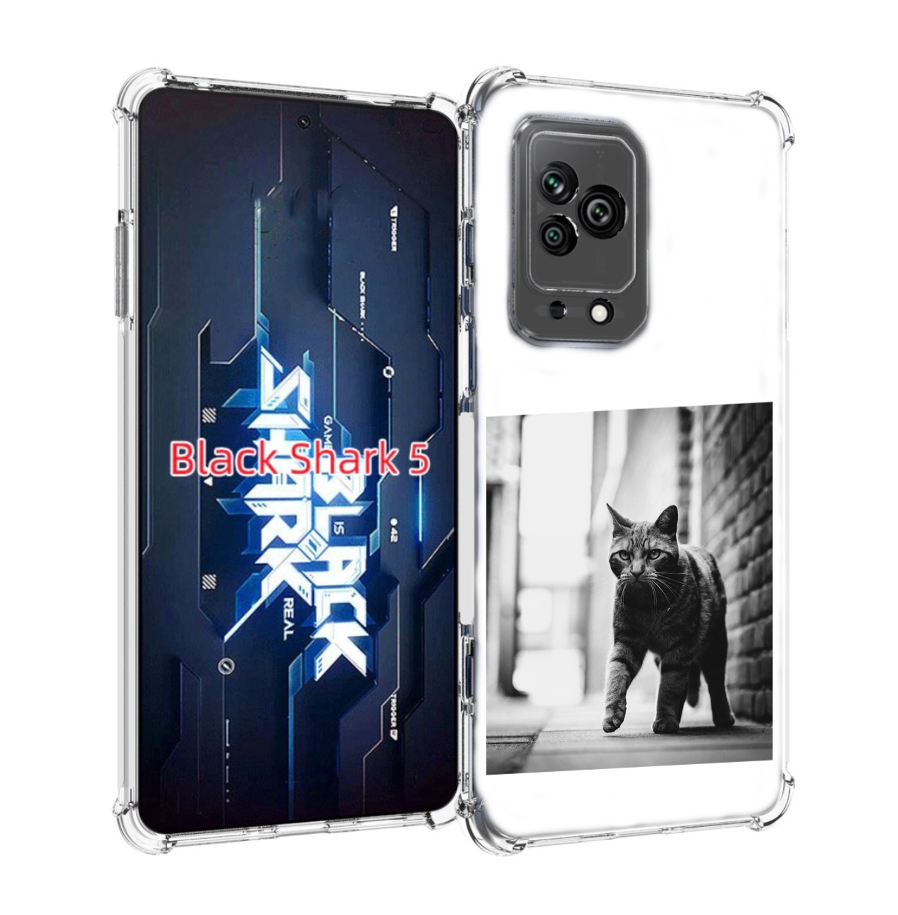 

Чехол MyPads Важный-кот для Xiaomi Black Shark 5, Прозрачный, Tocco