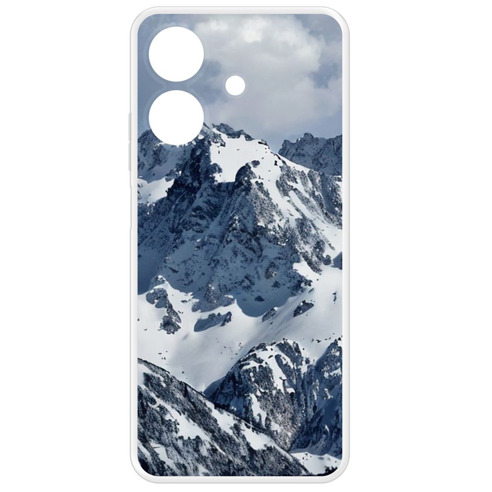 

Чехол-накладка Krutoff Clear Case Горы для Realme Note 60X, Прозрачный