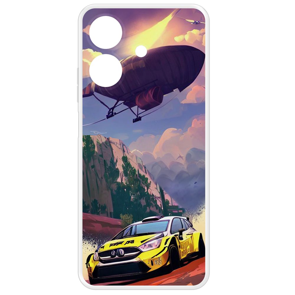 

Чехол-накладка Krutoff Clear Case Гонка для Realme Note 60X, Прозрачный