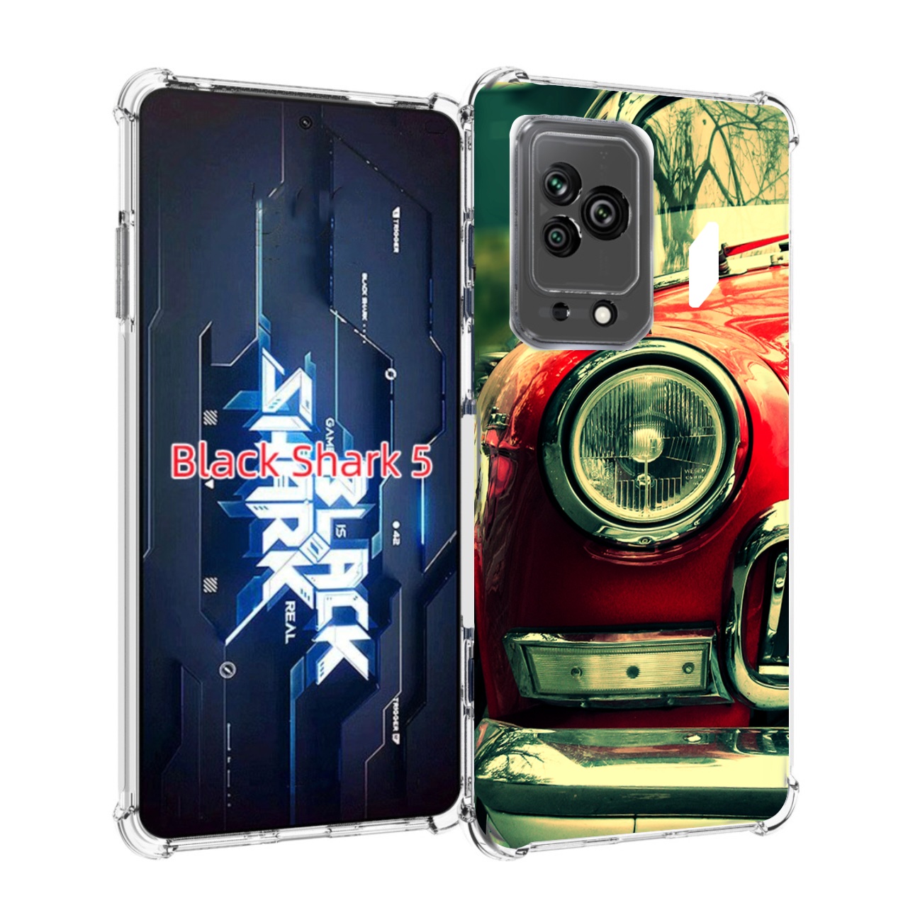 

Чехол MyPads Винтажная-машина мужской для Xiaomi Black Shark 5, Прозрачный, Tocco