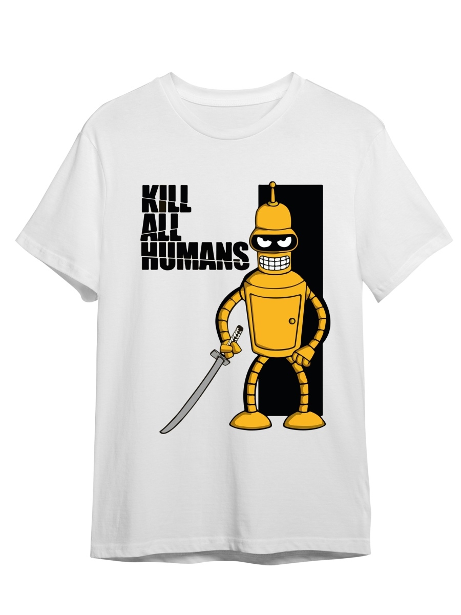 

Футболка унисекс СувенирShop Futurama/Футурама 19 белая 2XL (52-54), Белый, "Futurama/Футурама" 19