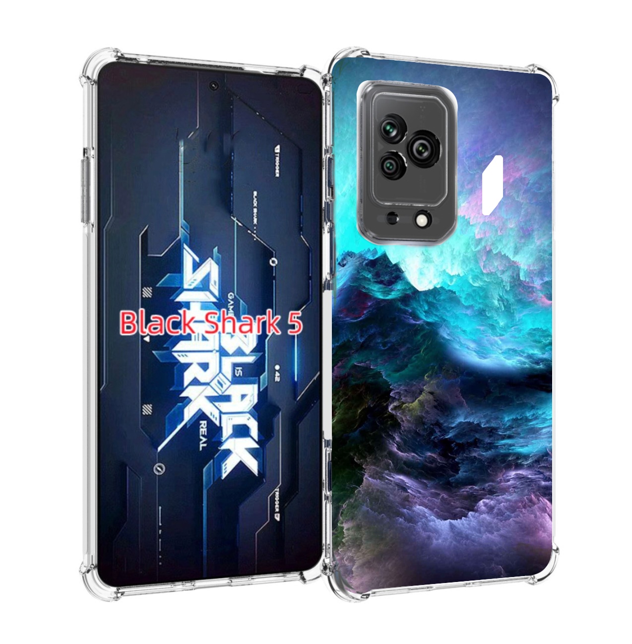 

Чехол MyPads Волна для Xiaomi Black Shark 5, Прозрачный, Tocco