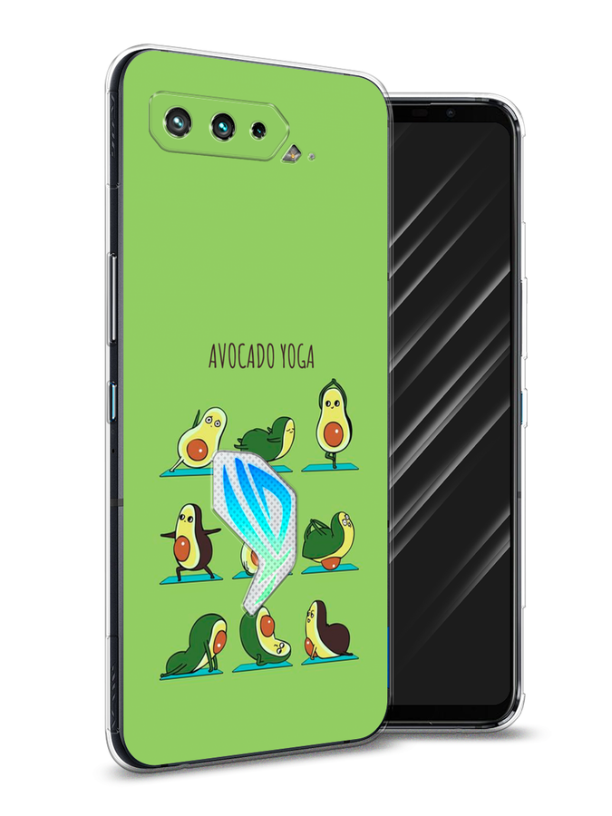 

Чехол Awog на Asus ROG Phone 5S "Авокадо йога", Зеленый;желтый;коричневый, 44550-10