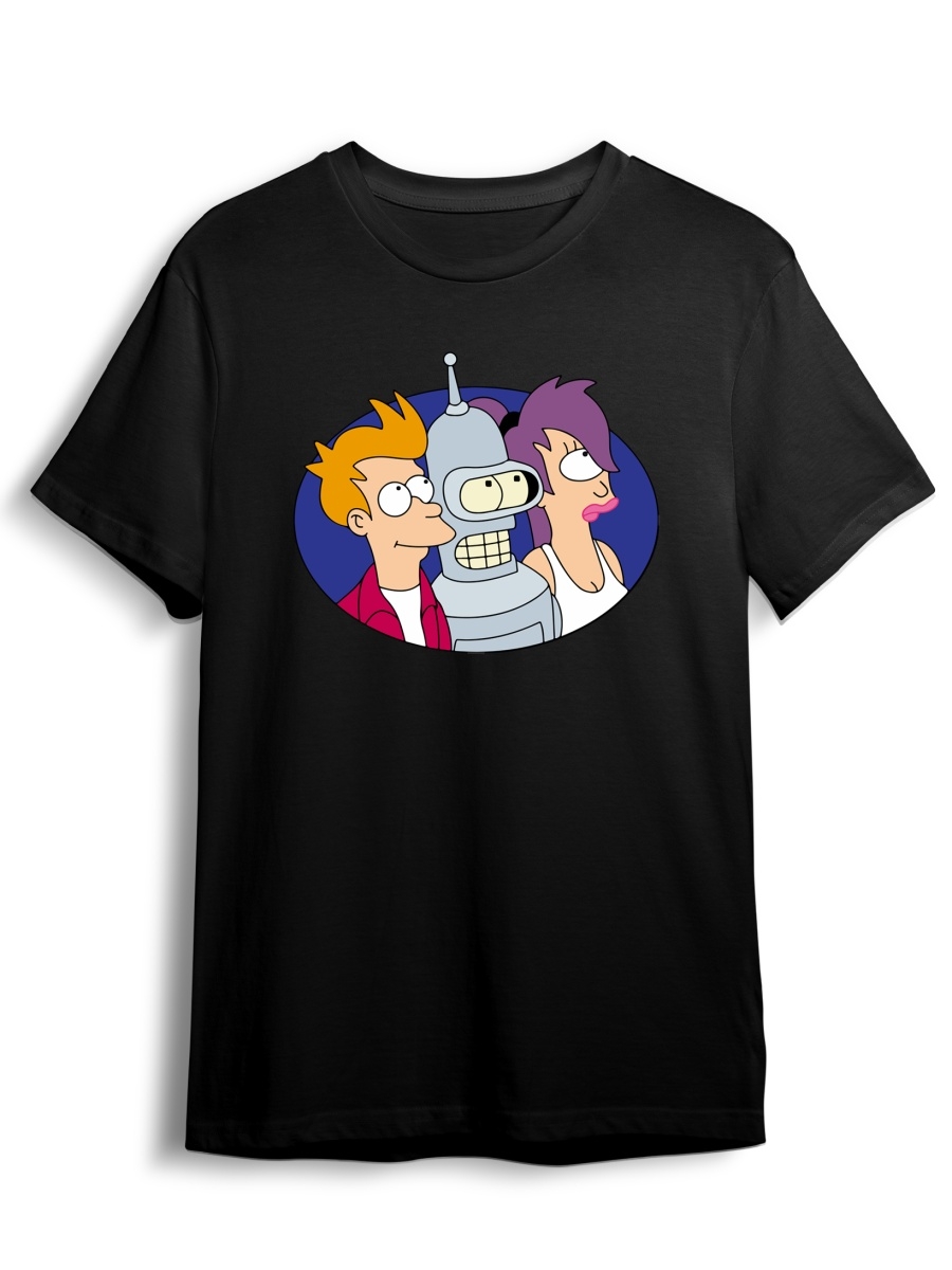 фото Футболка унисекс сувенирshop futurama/футурама 2 черная 2xl