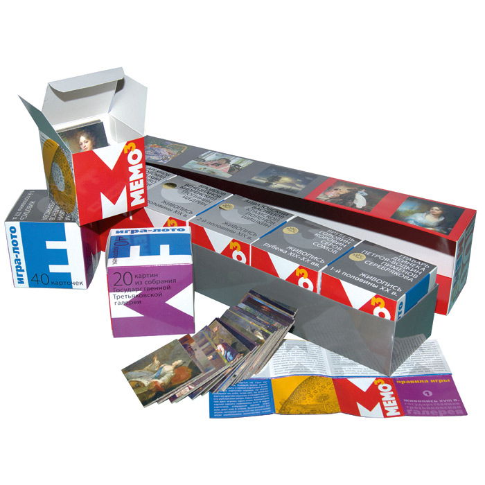 

Власта Подарочный набор из 5 игр МЕМО «Третьяковская галерея»