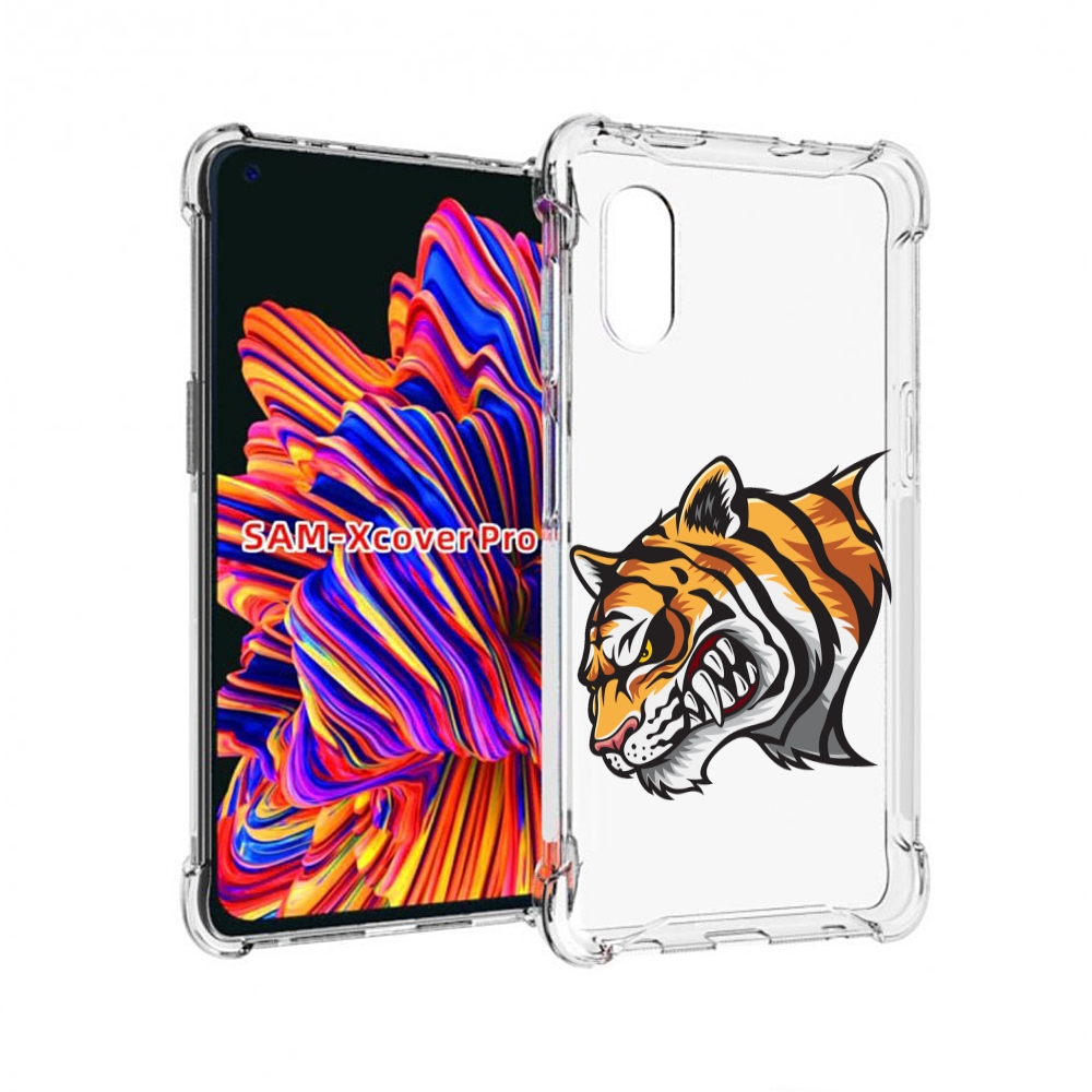 

Чехол MyPads Тигр для Samsung Galaxy Xcover Pro 1, Прозрачный, Tocco