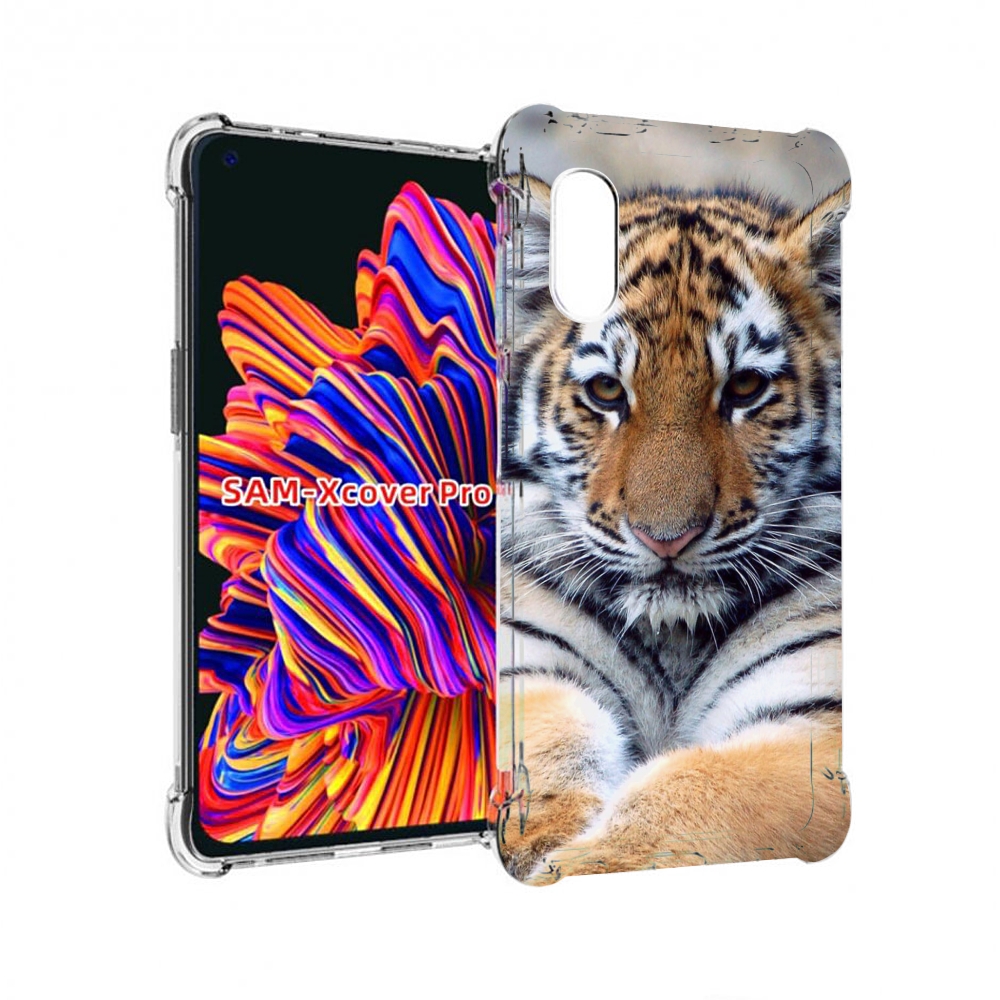 Чехол MyPads Тигренок для Samsung Galaxy Xcover Pro 1