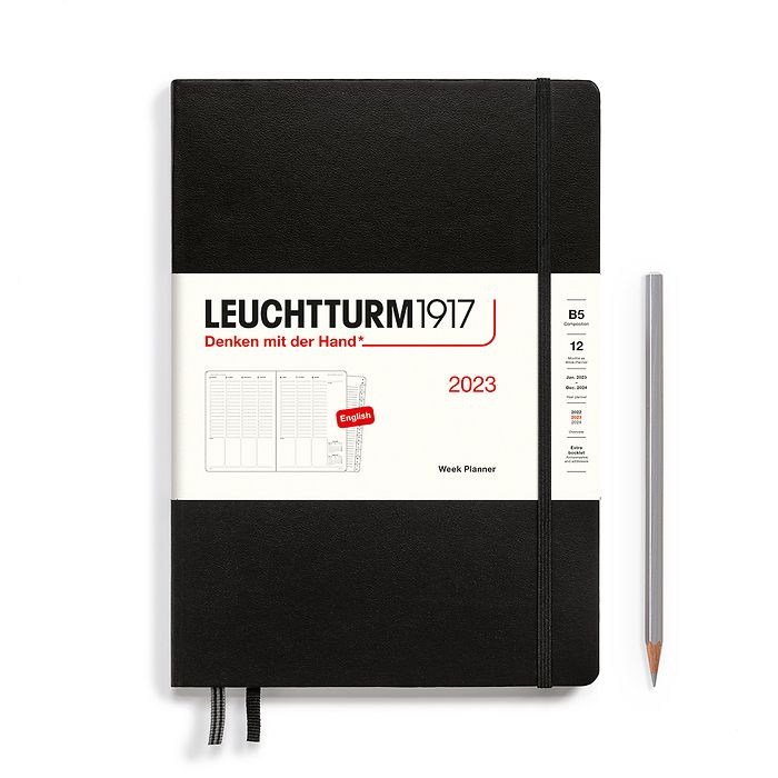 

Еженедельник Leuchtturm1917 на 2023 год, Composition неделя на развороте, вертикальный