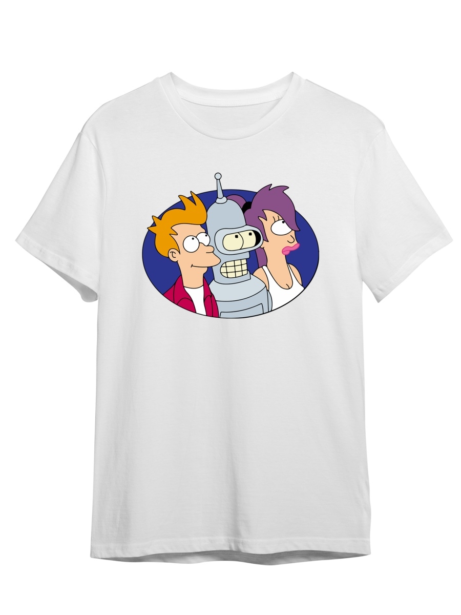 фото Футболка унисекс сувенирshop futurama/футурама 2 белая 2xl