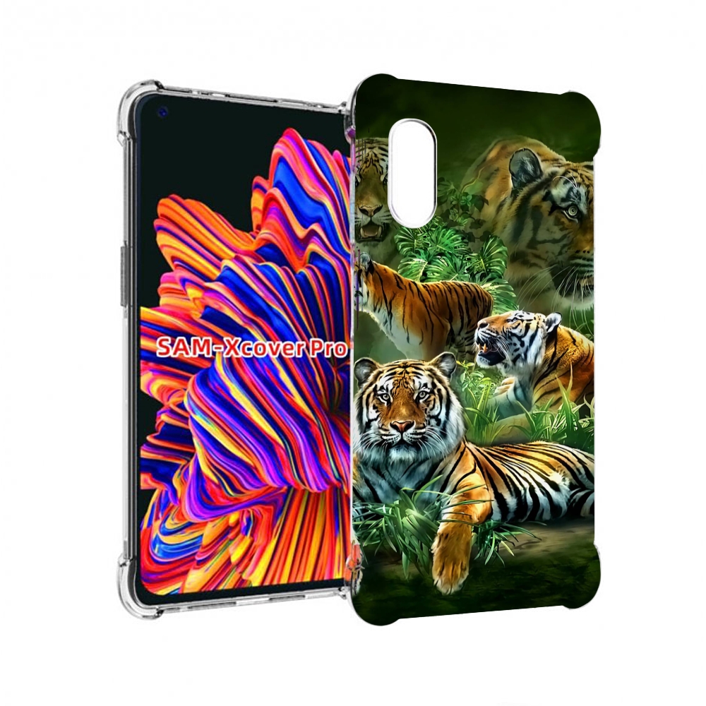 

Чехол MyPads Тигры для Samsung Galaxy Xcover Pro 1, Прозрачный, Tocco