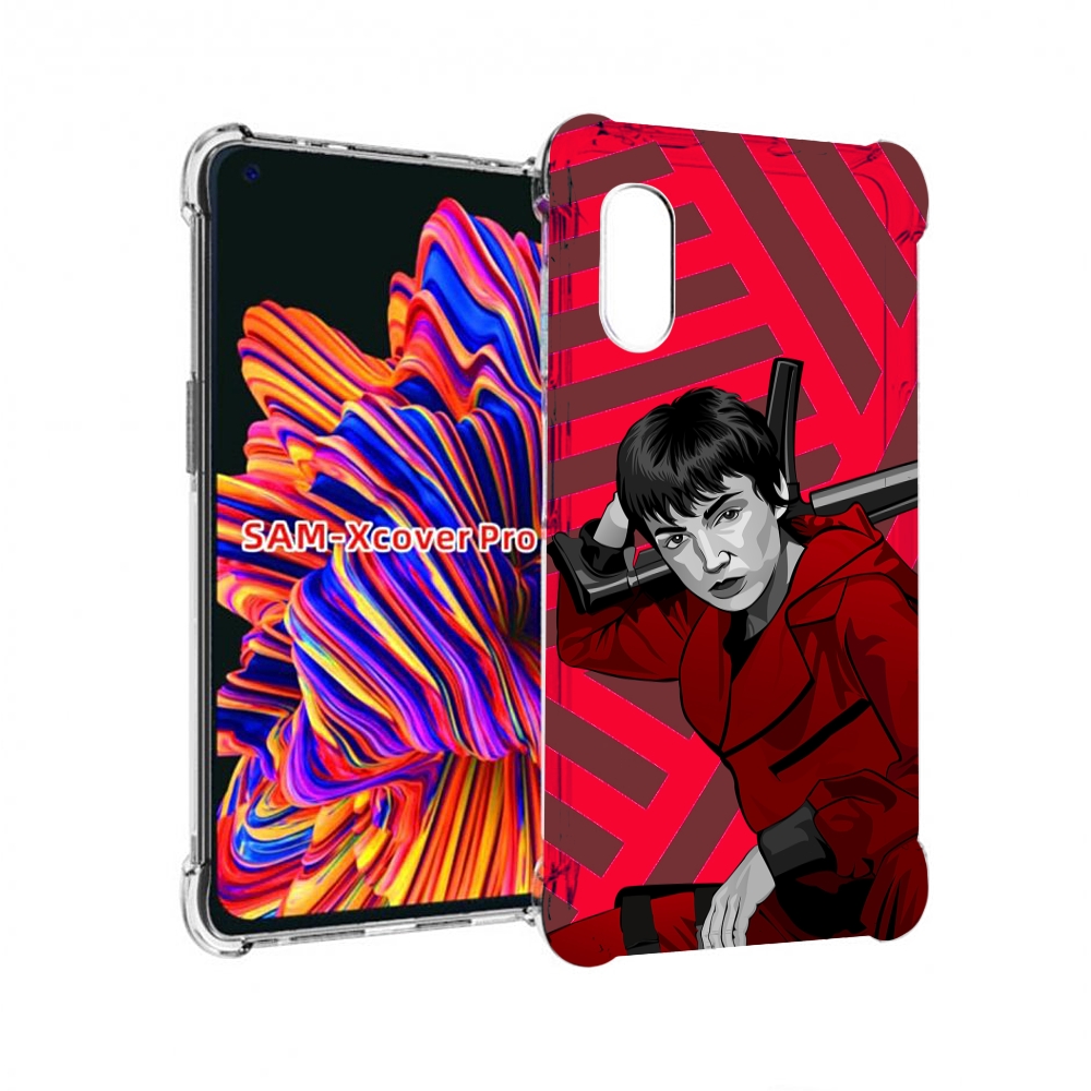Чехол MyPads Токио-бумажный-дом для Samsung Galaxy Xcover Pro 1