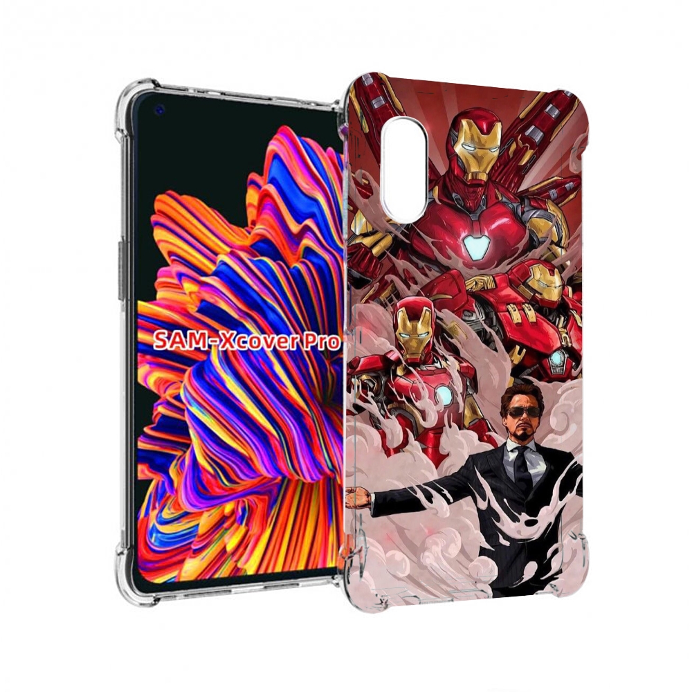 

Чехол MyPads Тони-Старк-и-костюмы для Samsung Galaxy Xcover Pro 1, Прозрачный, Tocco