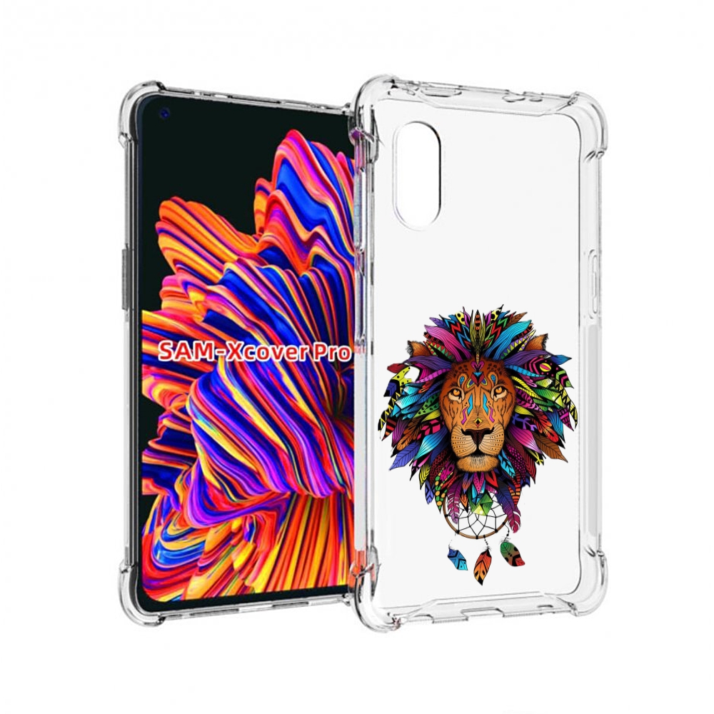 

Чехол MyPads Тотемный Лев для Samsung Galaxy Xcover Pro 1, Прозрачный, Tocco