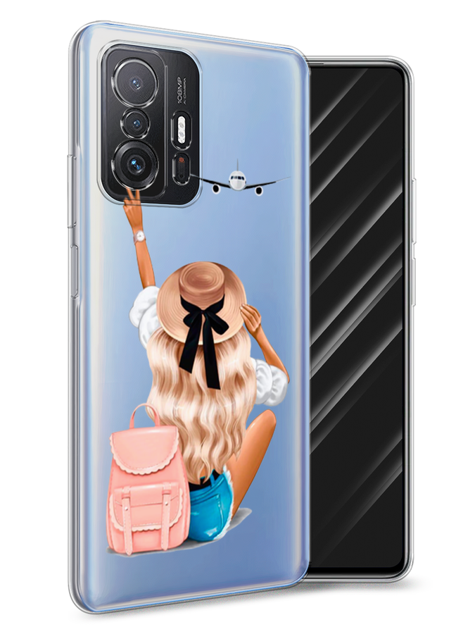 

Чехол Awog на Xiaomi Mi 11T/11T Pro "Автостопом самолетом", Разноцветный, 313750-7