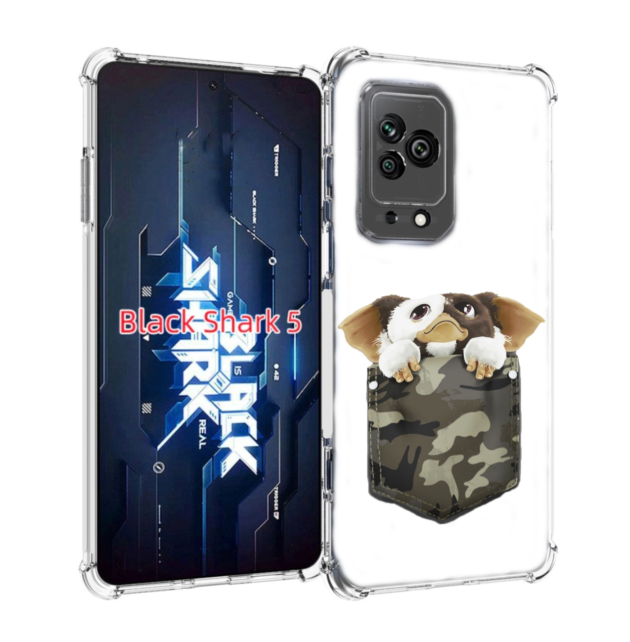 

Чехол MyPads Гизмо для Xiaomi Black Shark 5, Прозрачный, Tocco