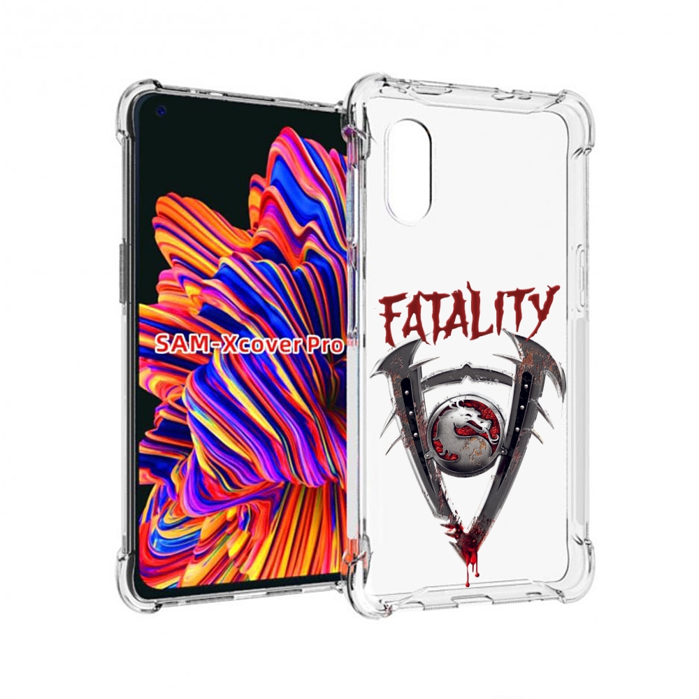 

Чехол MyPads Фаталити мужской для Samsung Galaxy Xcover Pro 1, Прозрачный, Tocco