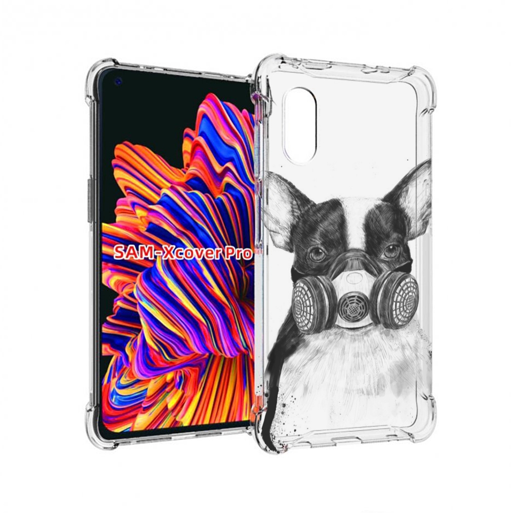 

Чехол MyPads Французский бульдог для Samsung Galaxy Xcover Pro 1, Прозрачный, Tocco