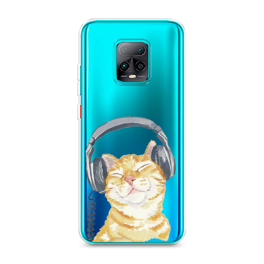 

Силиконовый чехол "Кот меломан" на Xiaomi Redmi 10X Pro 5G, Кот меломан
