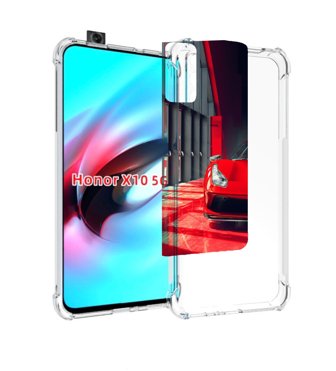 

Чехол MyPads ферра для Honor X10, Прозрачный, Tocco