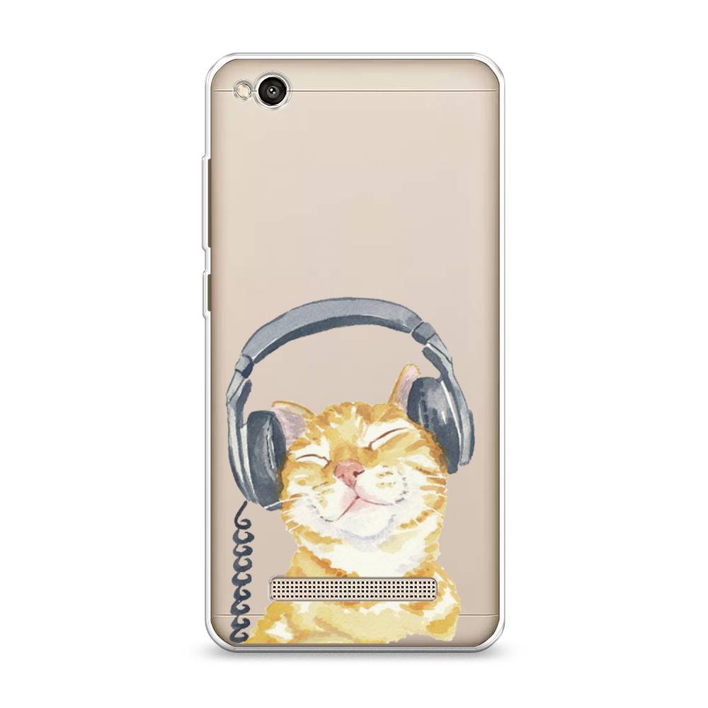 

Силиконовый чехол "Кот меломан" на Xiaomi Redmi 4A, Кот меломан
