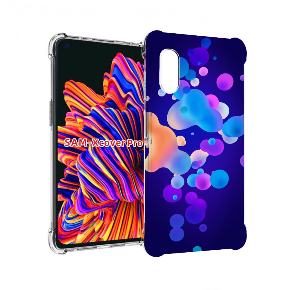 

Чехол MyPads абстрактные-пузырьки для Samsung Galaxy Xcover Pro 1, Прозрачный, Tocco