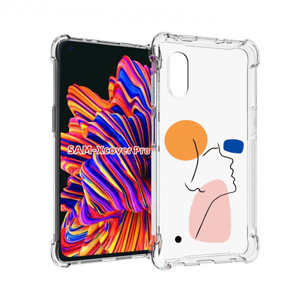 

Чехол MyPads абстракция девушки женский для Samsung Galaxy Xcover Pro 1, Прозрачный, Tocco