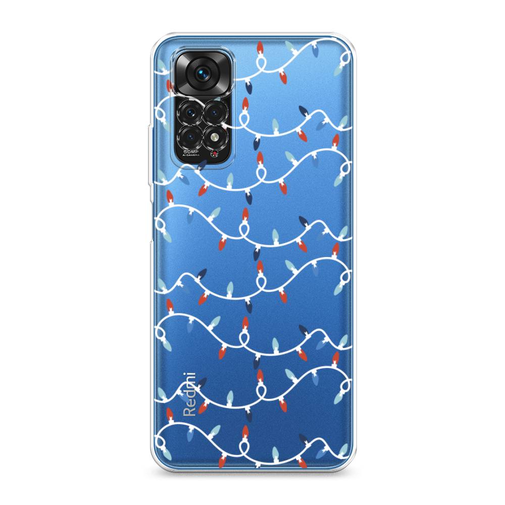 

Чехол на Xiaomi Poco F3/Redmi K40/Mi 11i "Застенчивый снеговик", Белый;красный;синий, 312850-5