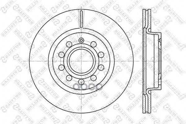

Тормозной диск Stellox комплект 1 шт. 60204787VSX