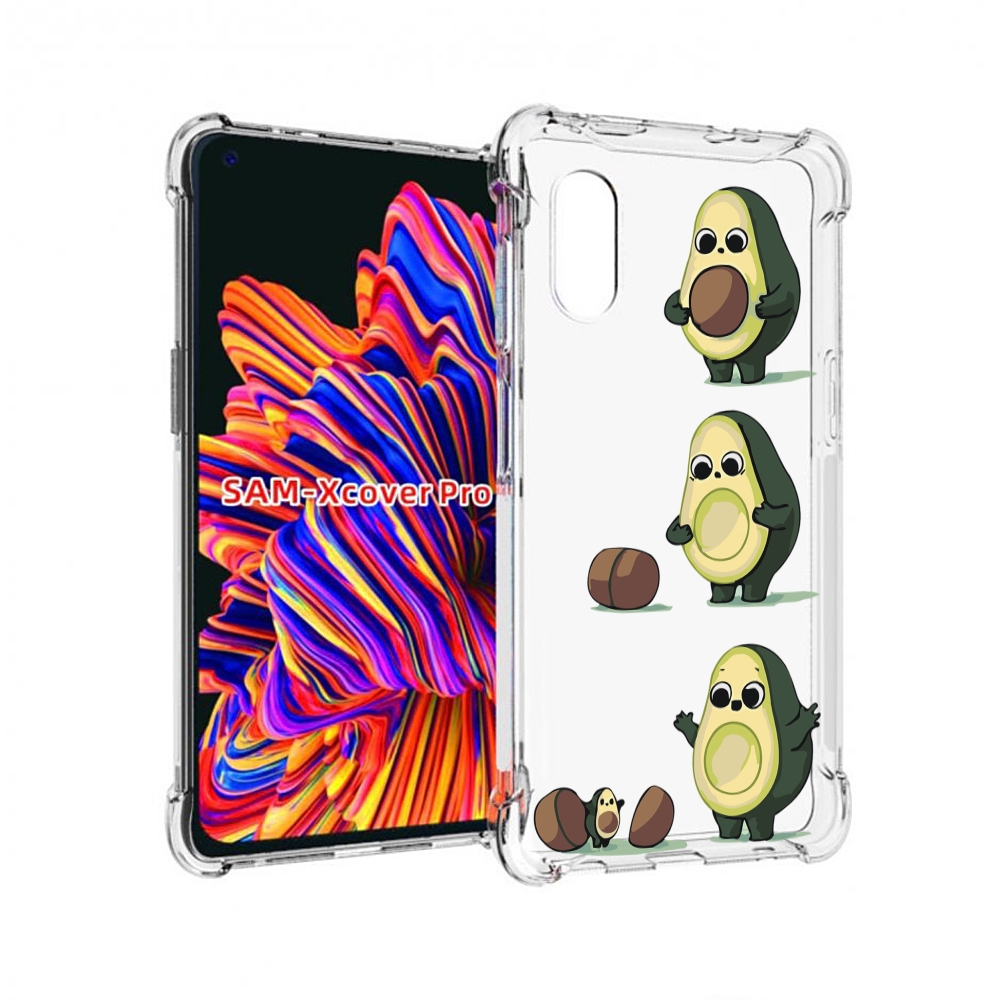 

Чехол MyPads авокадо-с-малышом для Samsung Galaxy Xcover Pro 1, Прозрачный, Tocco