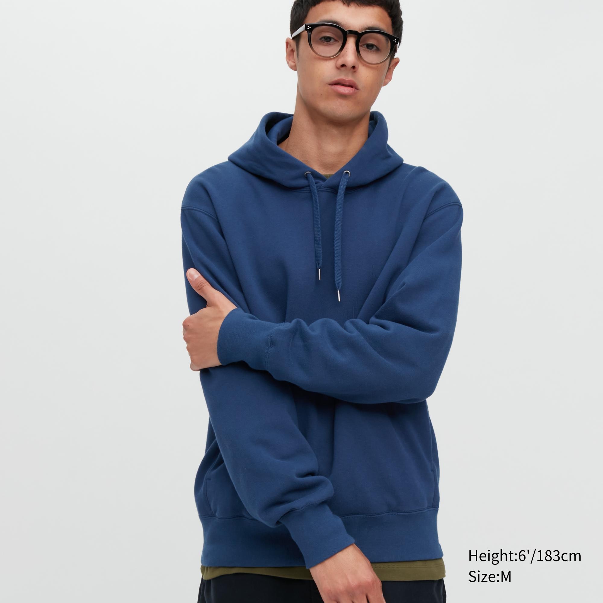 Толстовка мужская UNIQLO 450188COL68 синяя L (доставка из-за рубежа)