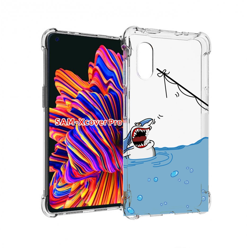

Чехол MyPads акула-рисунок для Samsung Galaxy Xcover Pro 1, Прозрачный, Tocco