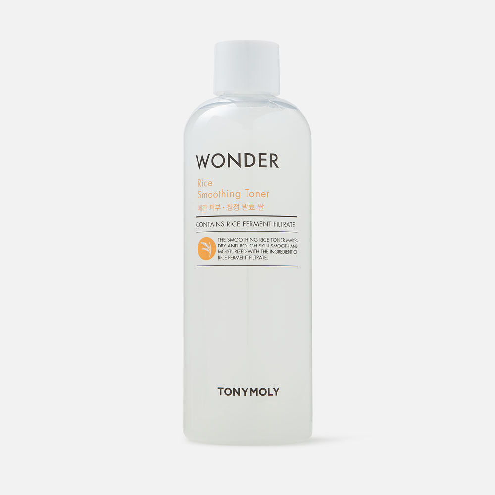 

Тонер для лица Tony Moly Wonder увлажняющий, с экстрактом риса, 500 мл