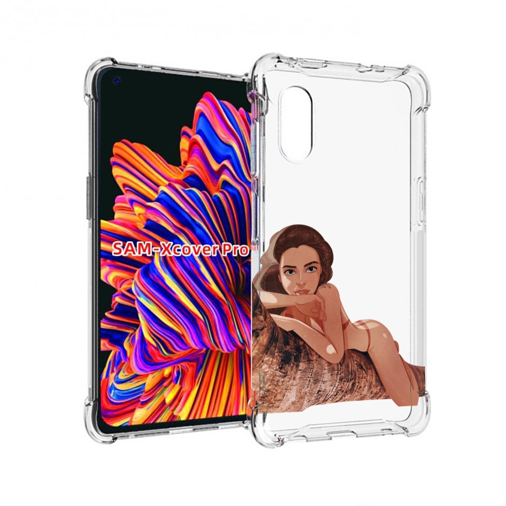 

Чехол MyPads амазонка-на-дереве для Samsung Galaxy Xcover Pro 1, Прозрачный, Tocco